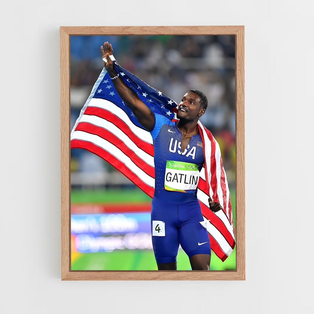 Poster USA's Sprint – affiche Athlétisme (vue 4)